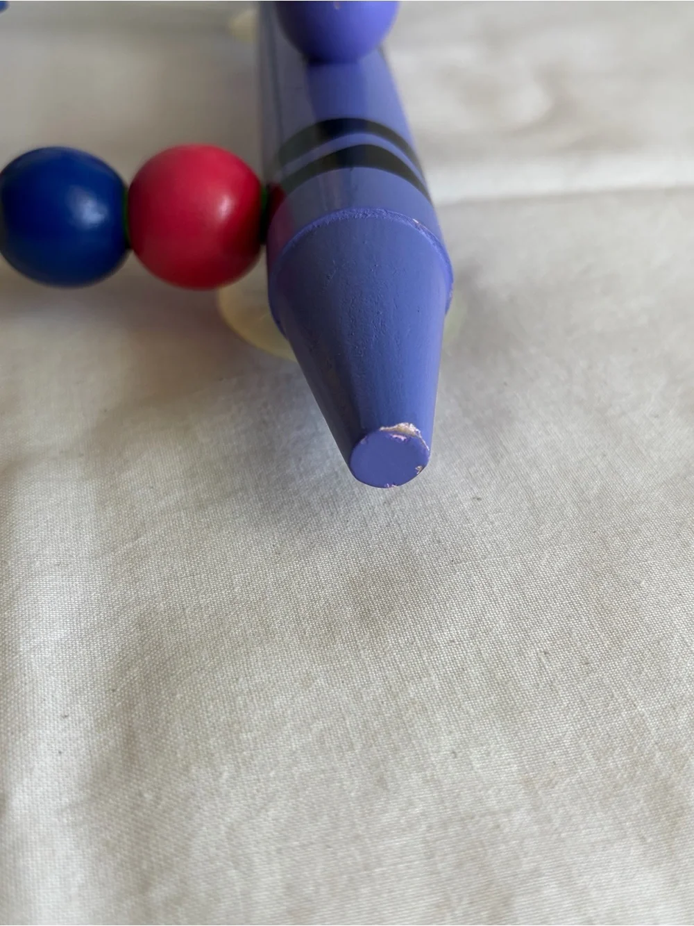 Vintage 2003 Crayola Crayon Bead Maze toddler Toy